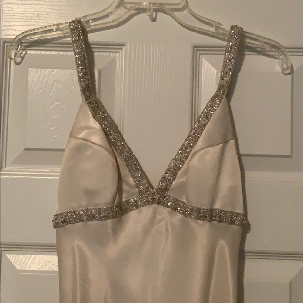 Off white prom dress